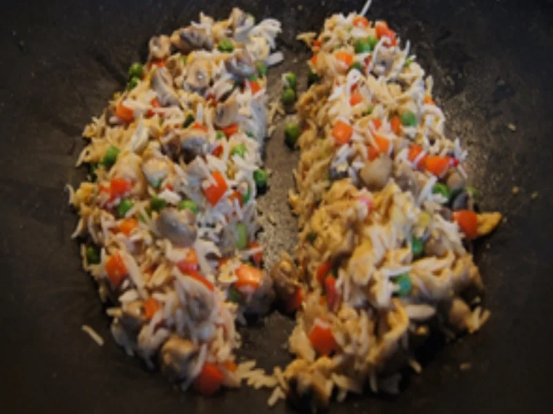 Gebratener Reis mit Ei und Gemüse - Rezept - Bild Nr. 12