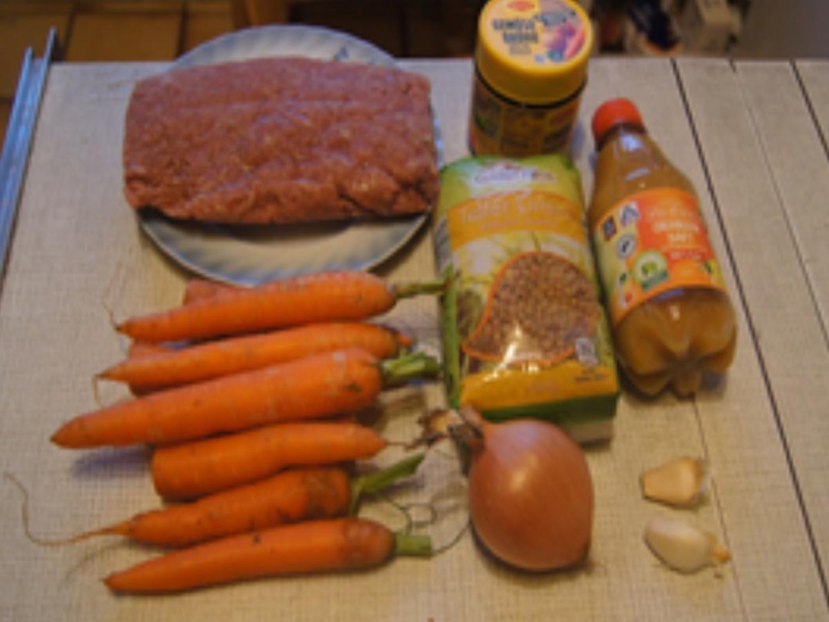 Möhren-Linsen-Suppe mit Putenhackfleisch - Rezept - Bild Nr. 3
