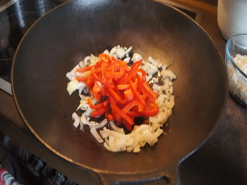 Nasi Goreng mit Garnelen - Rezept - Bild Nr. 6