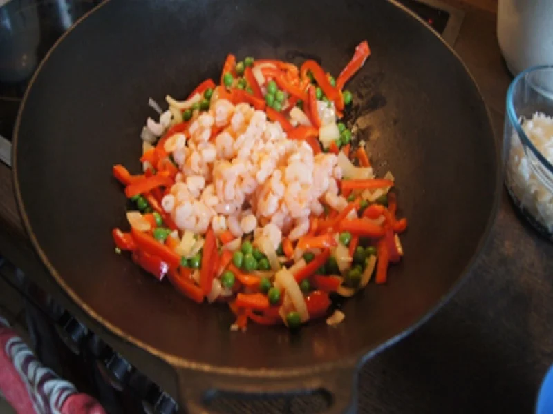 Nasi Goreng mit Garnelen - Rezept - Bild Nr. 10