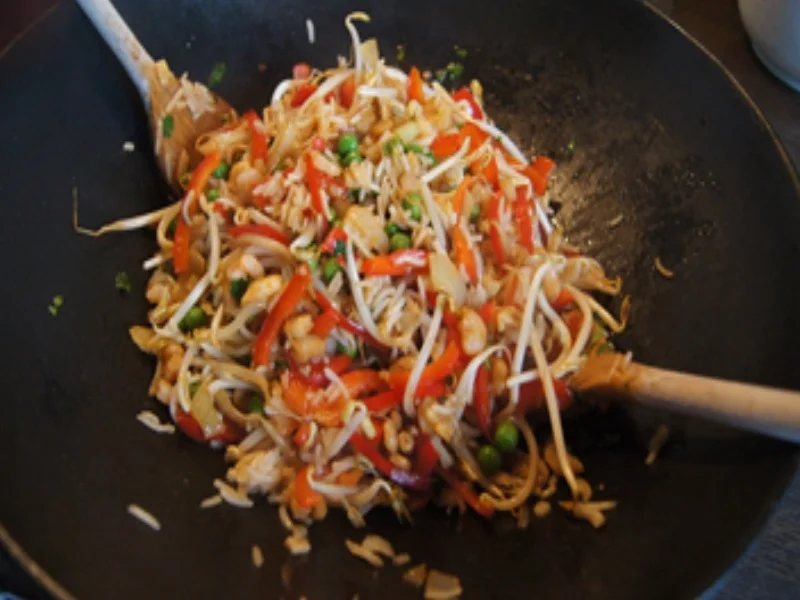 Nasi Goreng mit Garnelen - Rezept - Bild Nr. 16