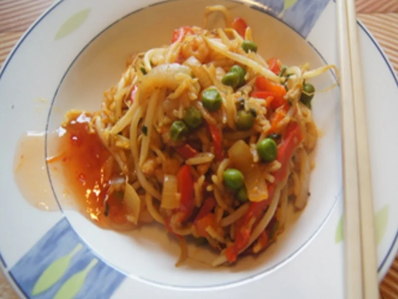 Nasi Goreng mit Garnelen - Rezept - Bild Nr. 18