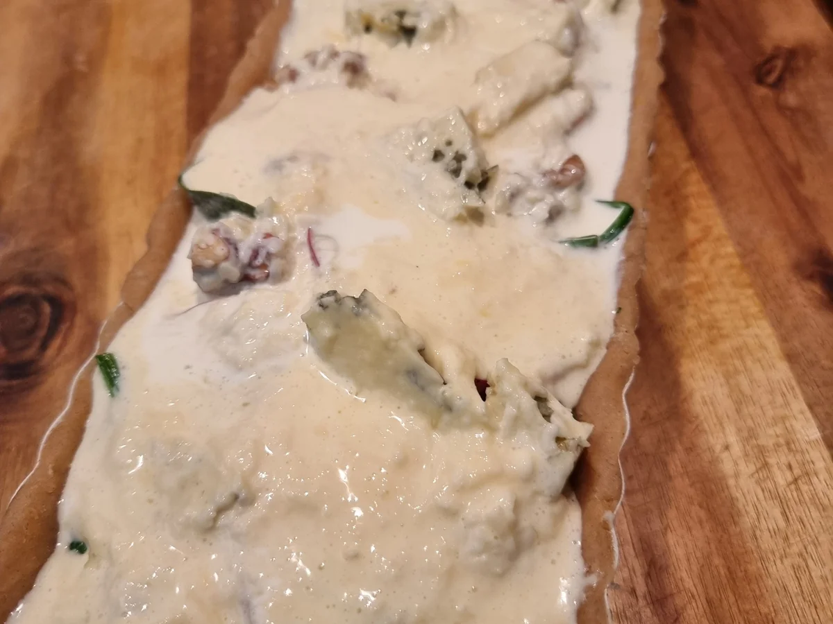 Spinat-Apfel-Käse-Tarte - Rezept - Bild Nr. 16944