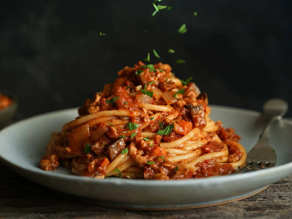 Vegane Bolognese Sauce - Rezept - Bild Nr. 2