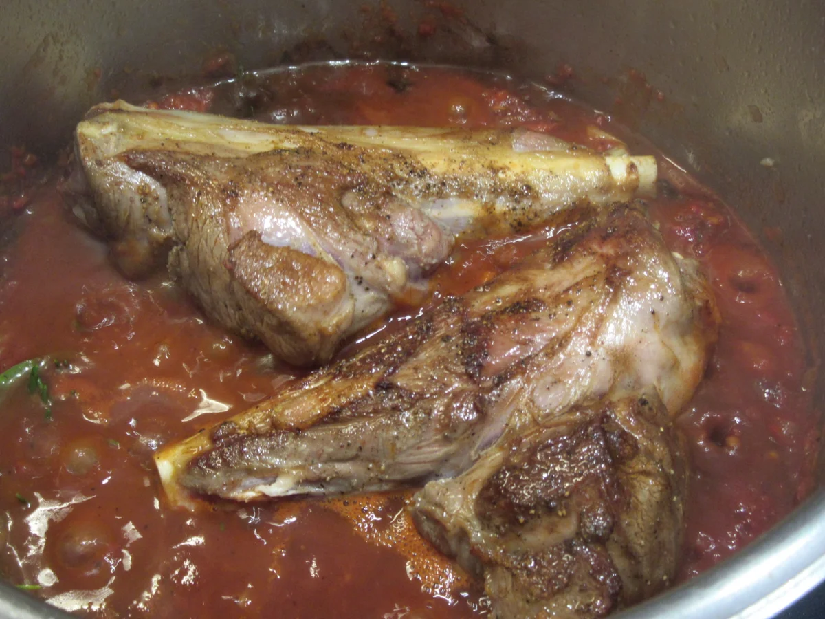 Lamm: Lammhaxe "griechisch" - Rezept - Bild Nr. 16936