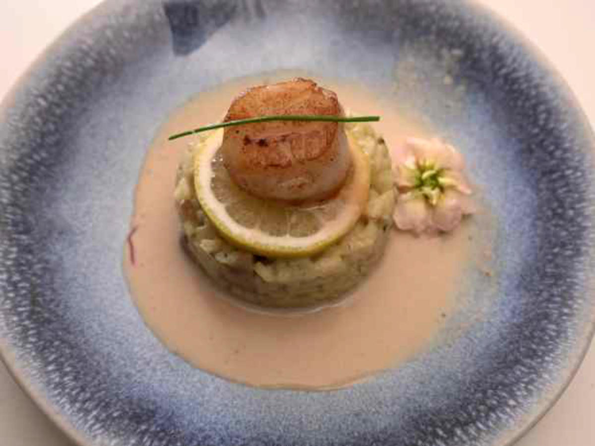 Jakobsmuschel auf Champignon-Risotto - Rezept - kochbar.de