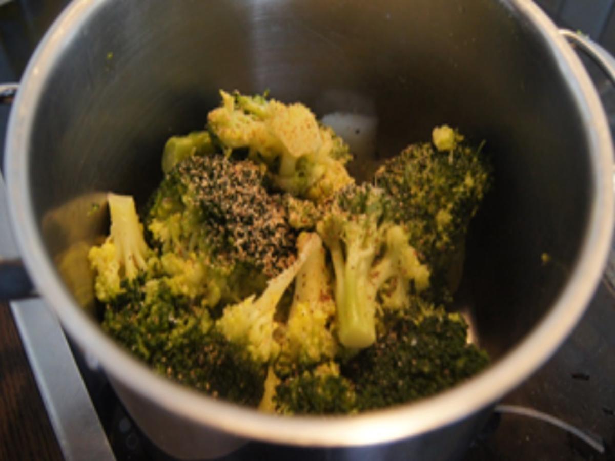 Lachsfilet mit Brokkoli und Curryreis - Rezept - Bild Nr. 6