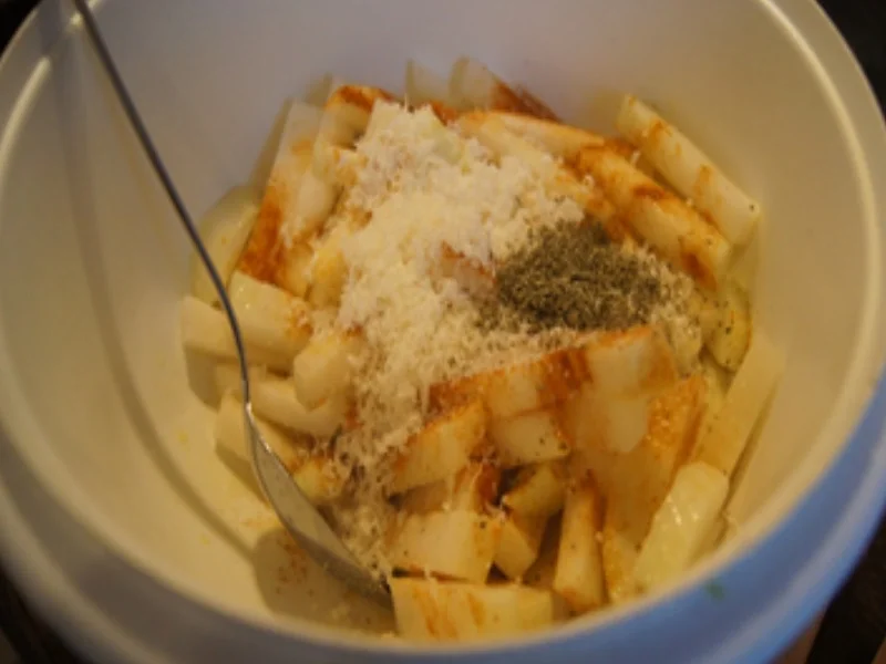 Rezept: Thüringer Rostbratwurst mit Kohlrabi-Pommes Bild Nr. 16940 Thüringer Rostbratwurst mit Kohlrabi-Pommes - Rezept - Bild Nr. 16940