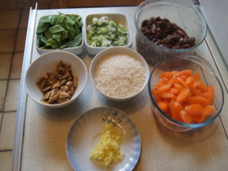 Rindfleisch mit Austernsauce und Basmatireis - Rezept - Bild Nr. 16940