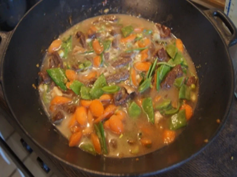 Rindfleisch mit Austernsauce und Basmatireis - Rezept - Bild Nr. 16948