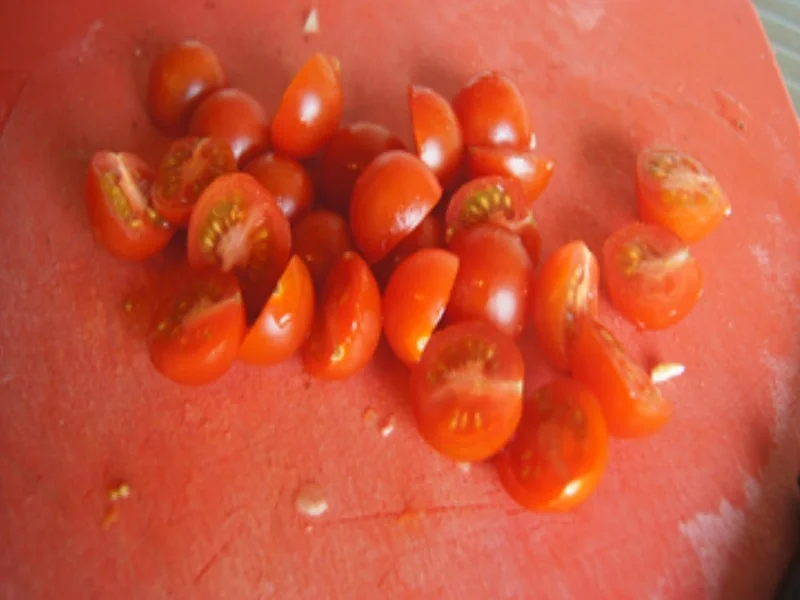 Schnitzelchen und Baby-Spinat mit Mozzarella - Rezept - Bild Nr. 16947