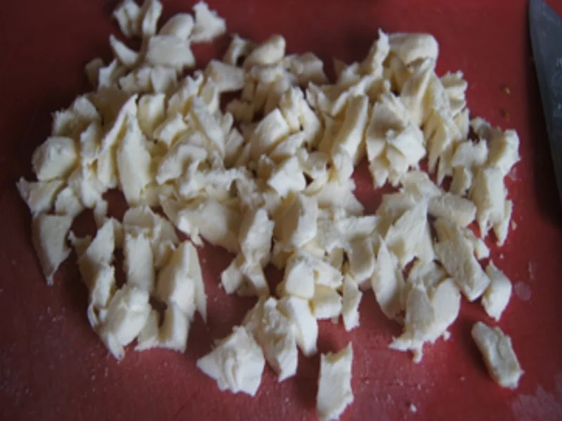 Schnitzelchen und Baby-Spinat mit Mozzarella - Rezept - Bild Nr. 16958