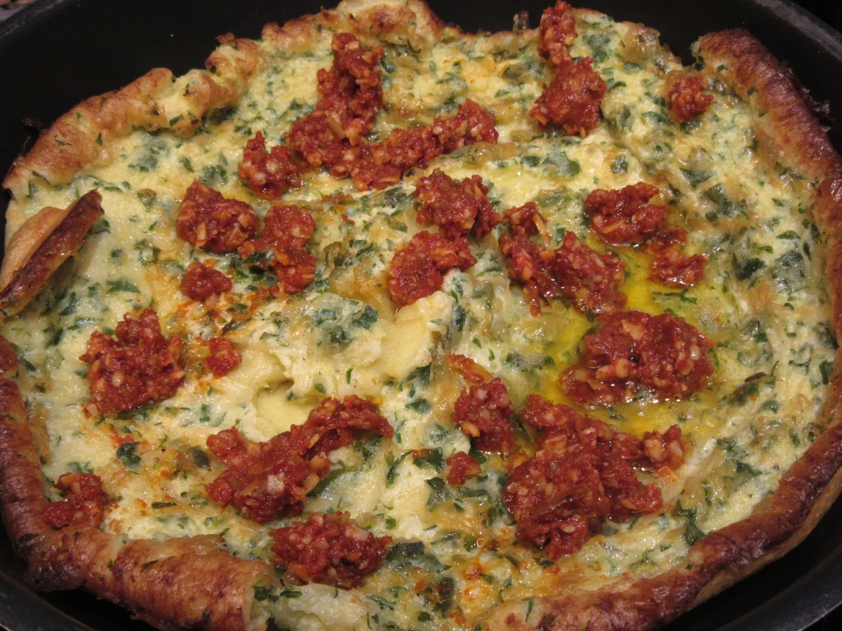 Pfannkuchen: "Dutch Baby" mit Gemüsefüllung - Rezept - Bild Nr. 16943