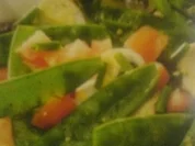 Kaiserschotensalat mit Champignons - Rezept