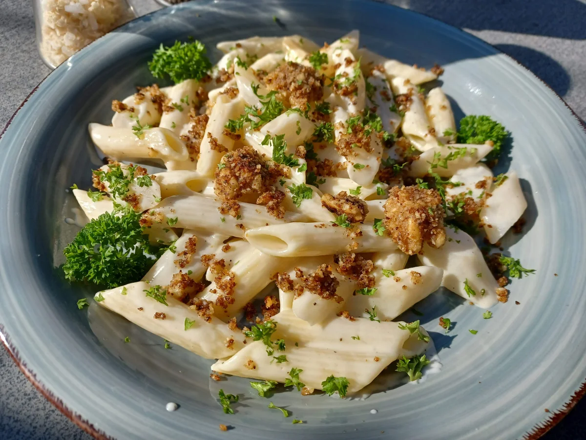 Nudeln mit Schwarzwurzeln in Sahnesoße - Rezept - Bild Nr. 16959