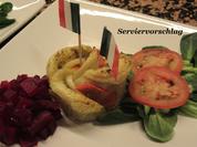 Pikantes Backen: Caprese-Röschen - Rezept - Bild Nr. 16946