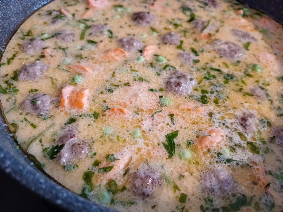 Bouletten in Gemüsesoße - Rezept - Bild Nr. 16949