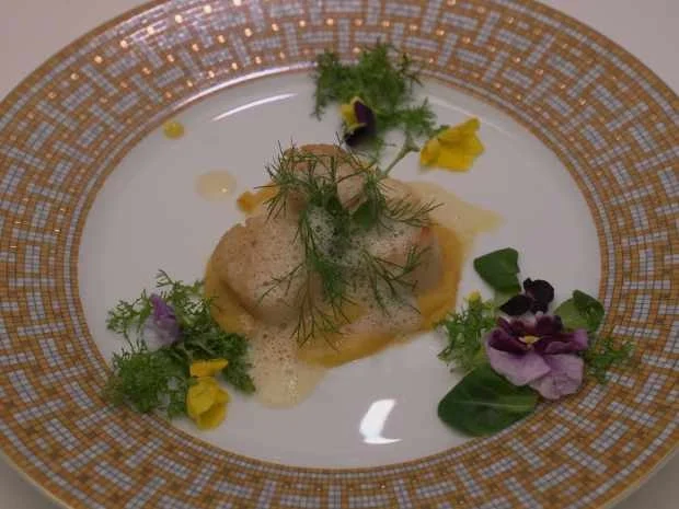 Rezept: Jakobsmuscheln mit Mango-Carpaccio Bild Nr. 2 Jakobsmuscheln mit Mango-Carpaccio - Rezept - Bild Nr. 2