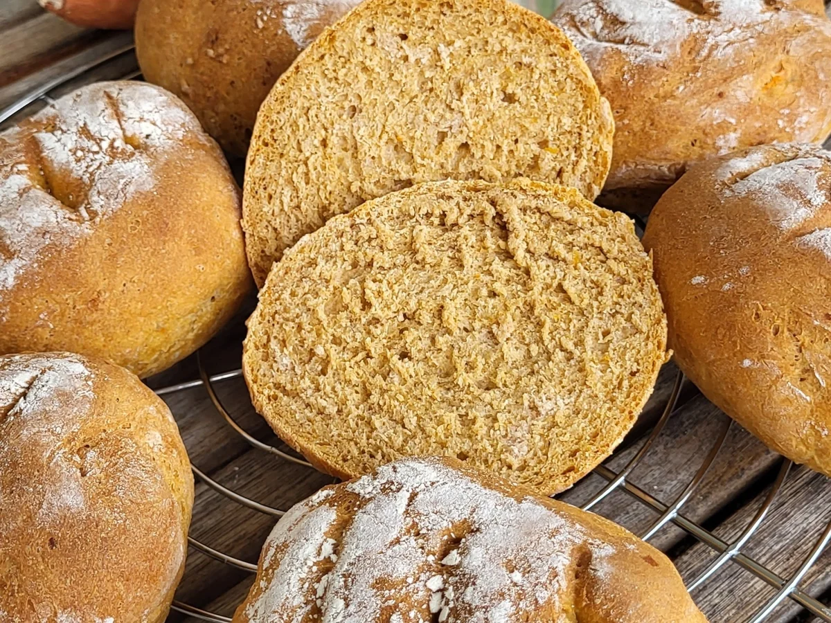 BiNe` S SÜßKARTOFFEL - DINKELBRÖTCHEN - Rezept - Bild Nr. 16952