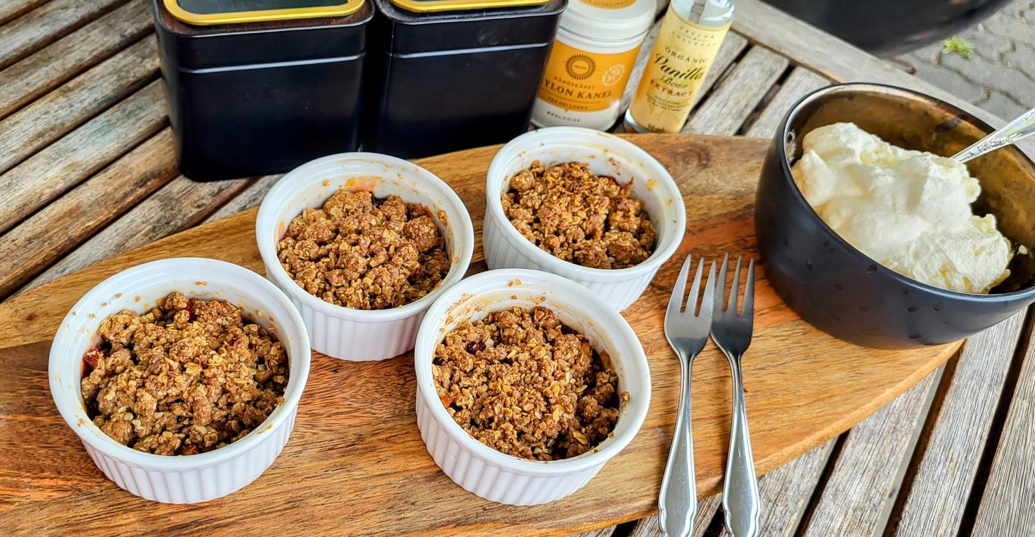 BiNe` S PFLAUMEN CRUMBLE - Rezept mit Bild - kochbar.de