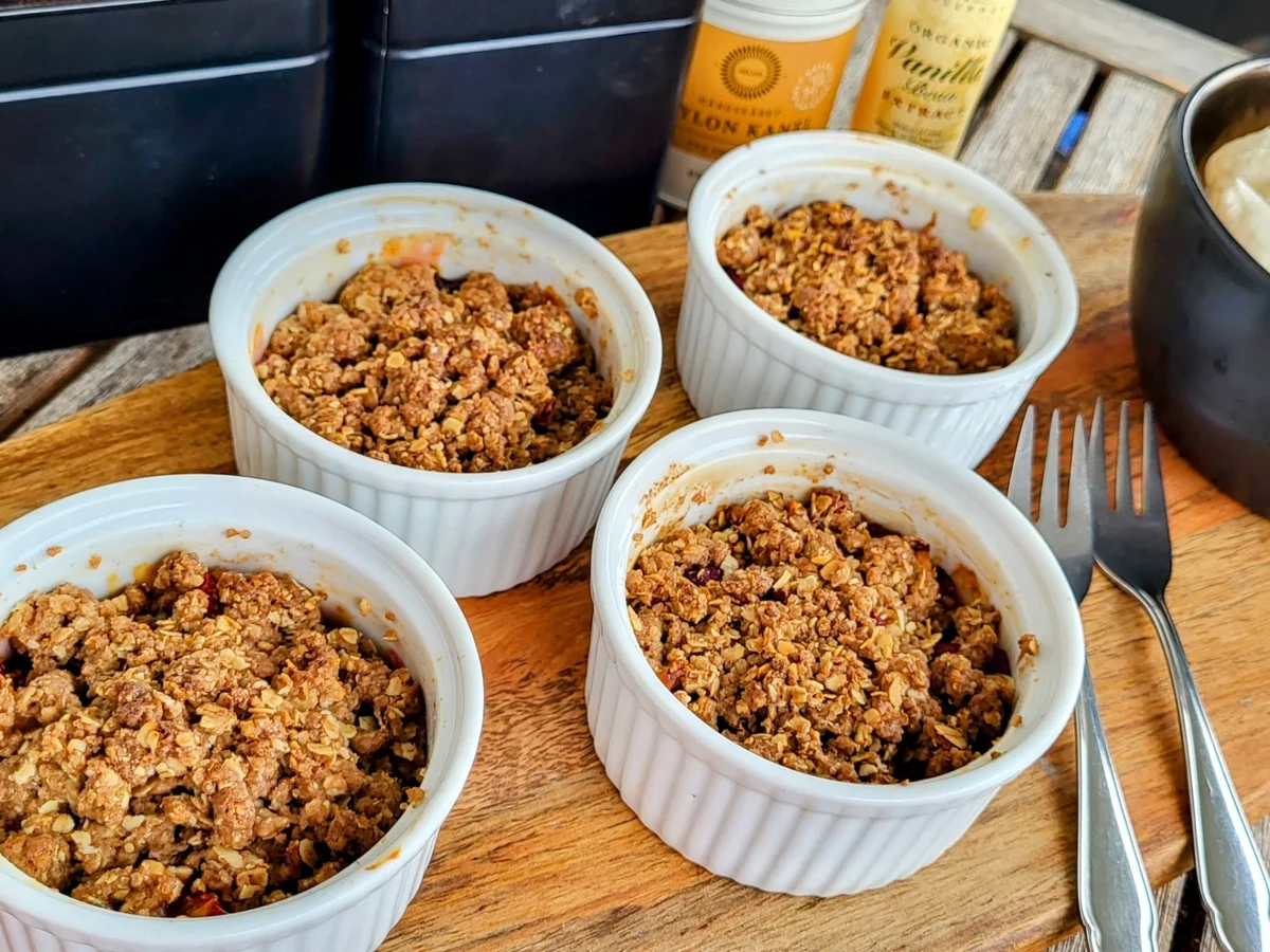 Rezept: BiNe` S PFLAUMEN CRUMBLE Bild Nr. 16955 BiNe` S PFLAUMEN CRUMBLE - Rezept - Bild Nr. 16955