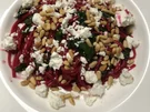 Rezept: Rote-Bete Spaghetti mit Spinat Bild Nr. 2 Rote-Bete Spaghetti mit Spinat - Rezept - Bild Nr. 2