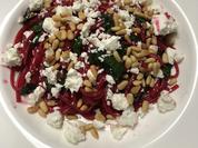 Rote-Bete Spaghetti mit Spinat - Rezept - Bild Nr. 2