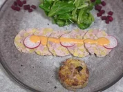 Duo vom Saumagen mit Salatgarnitur - Rezept - Bild Nr. 2