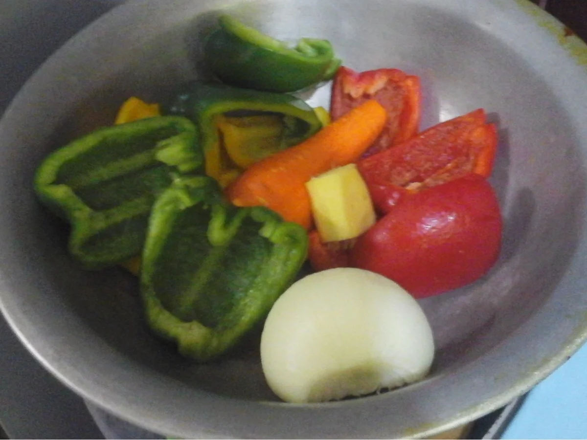 Rezept: Birani mit Hähnchenfleisch Bild Nr. 7 Birani mit Hähnchenfleisch - Rezept - Bild Nr. 7