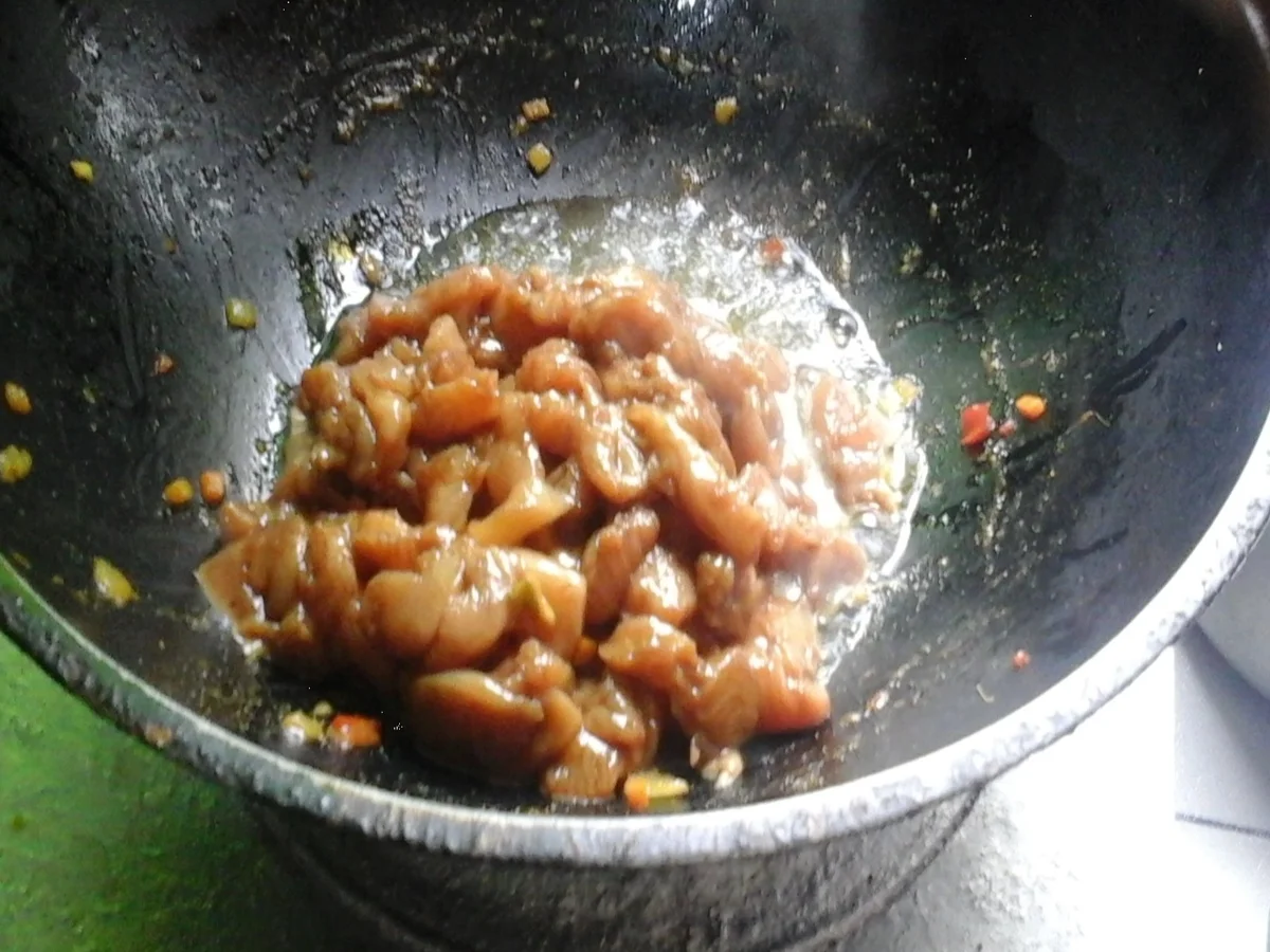 Rezept: Birani mit Hähnchenfleisch Bild Nr. 11 Birani mit Hähnchenfleisch - Rezept - Bild Nr. 11