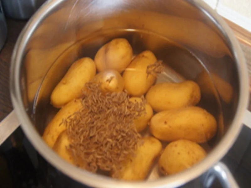 Rindermett-Buletten mit Rahm-Kohlrabi und Kümmel-Drillingen - Rezept - Bild Nr. 14