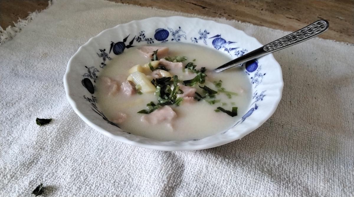 Spargelsuppe mit Lachs Einlage - Rezept - Bild Nr. 16963