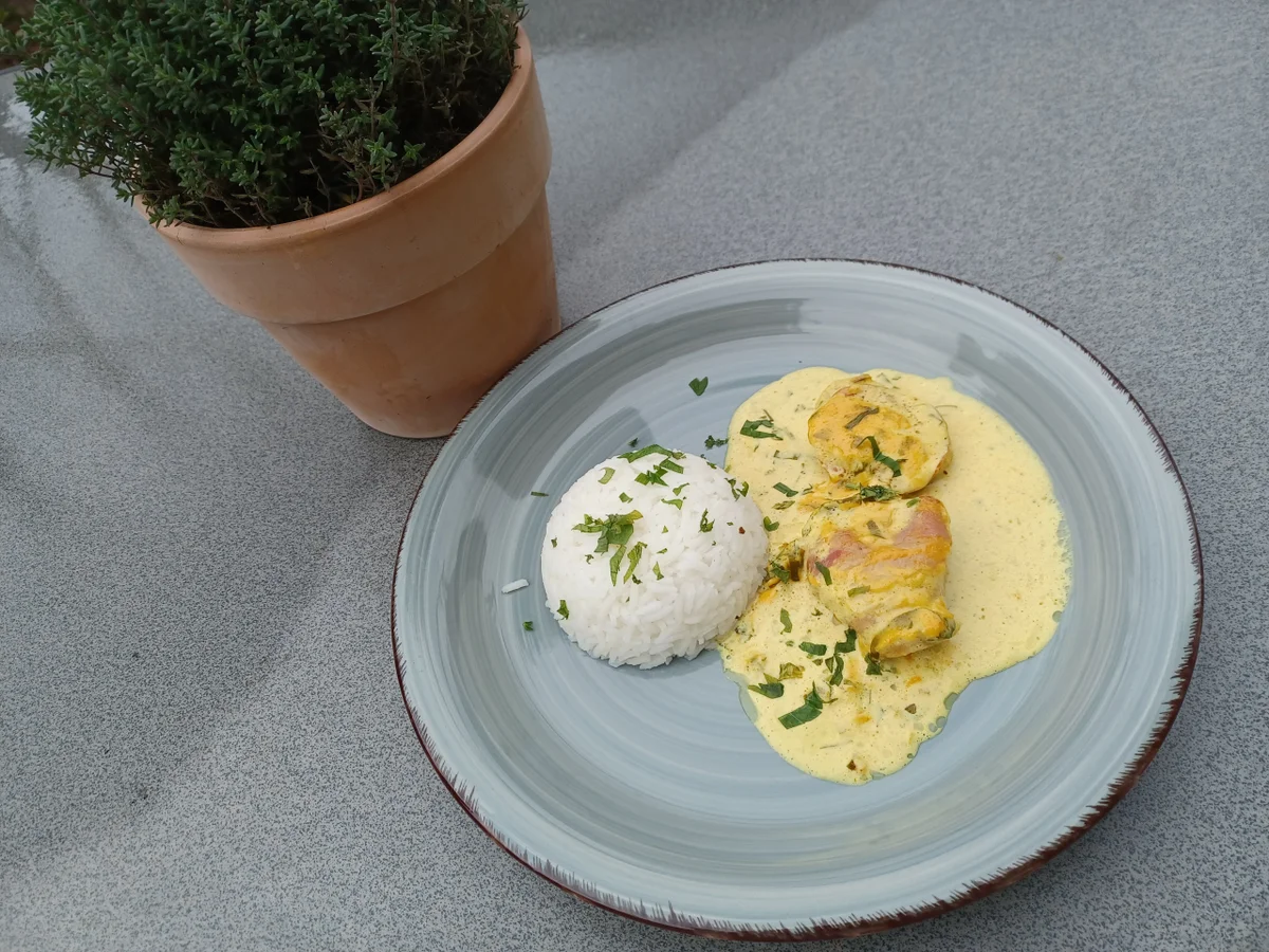 Schweinefilet mit Currysoße - Rezept - Bild Nr. 16971