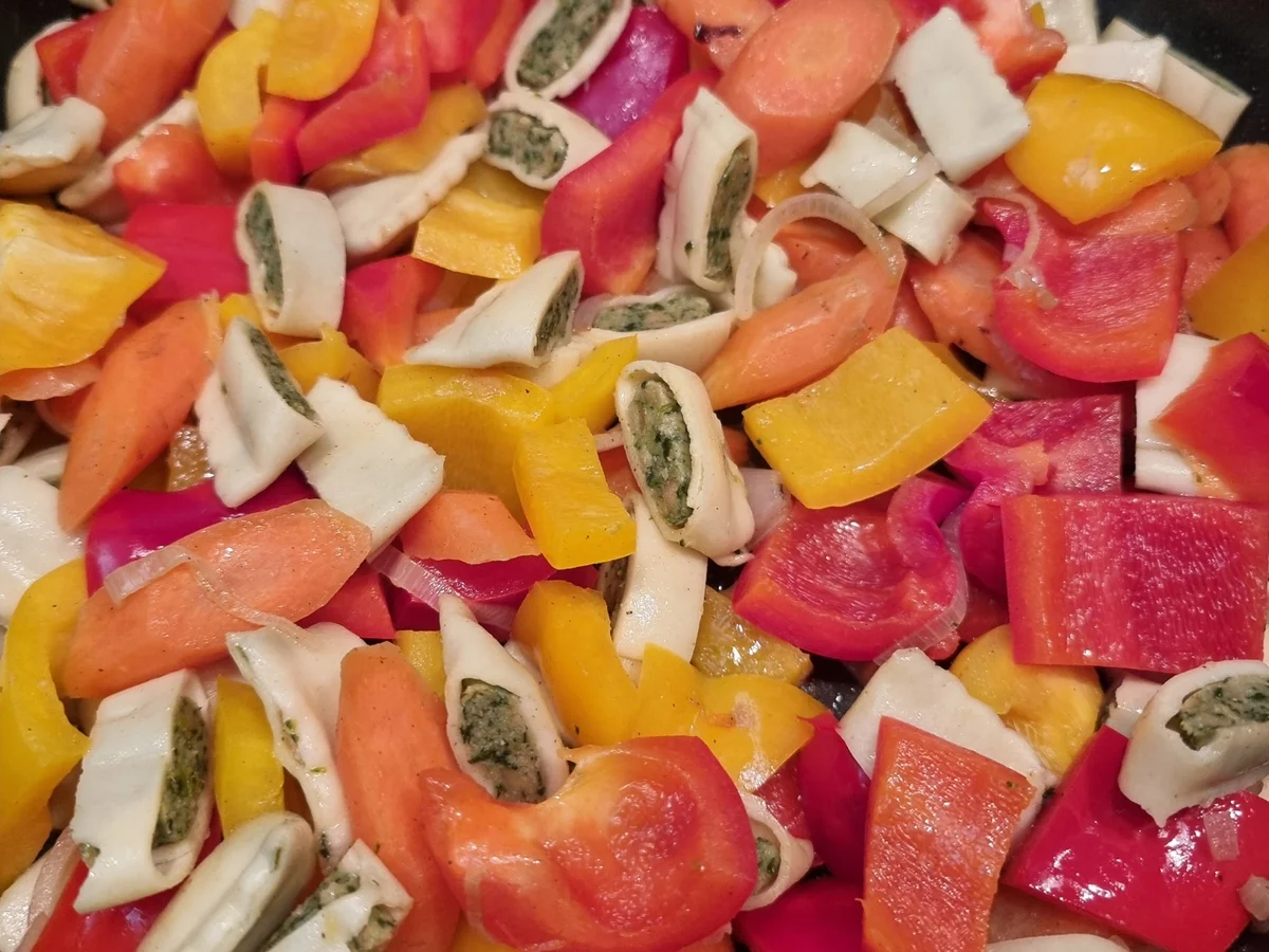 Maultaschen-Gemüse-Pfanne - Rezept - Bild Nr. 16977