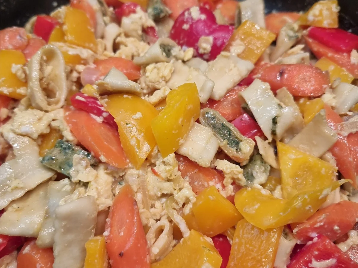 Maultaschen-Gemüse-Pfanne - Rezept - Bild Nr. 16979