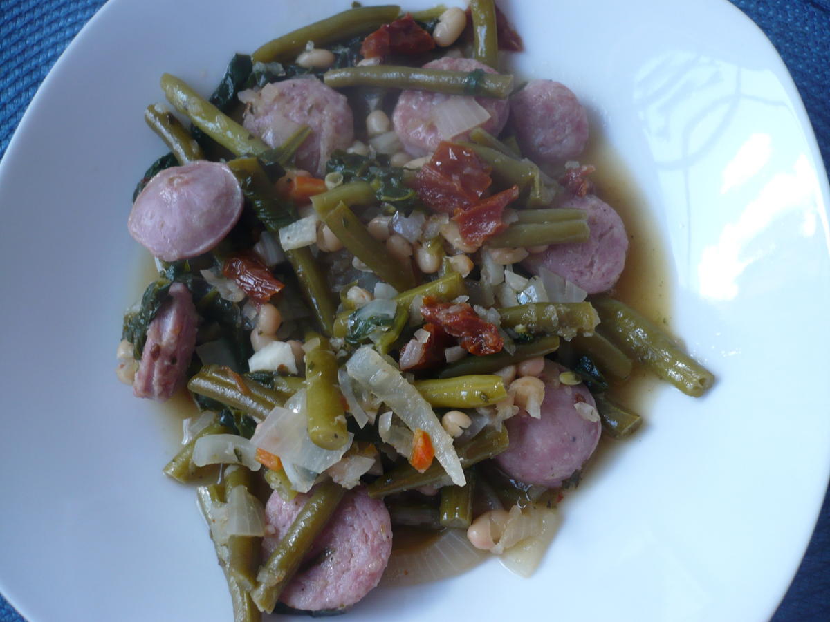 Grüne Bohnen mit Salsiccia - Rezept - Bild Nr. 16971