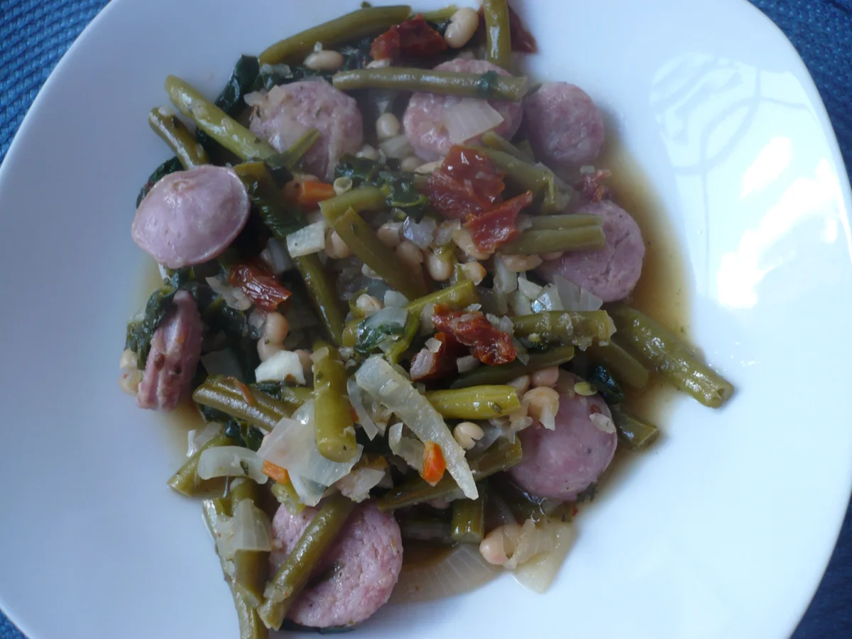 Grüne Bohnen mit Salsiccia - Rezept - Bild Nr. 16971