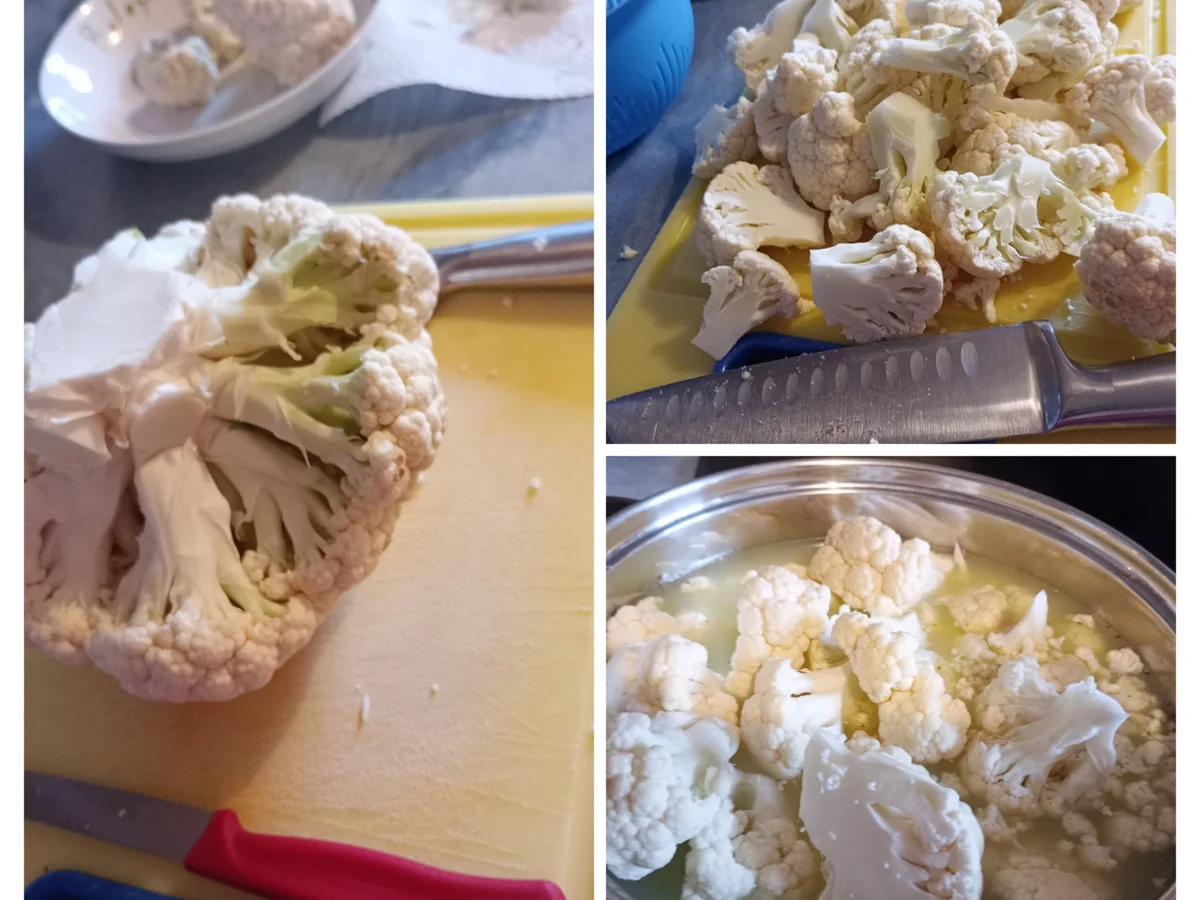 Rezept: Blumenkohl-Lauch-Möhren und in Würfel geschnittenen Hinterschinken Auflauf ./Resteverwertu Bild Nr. 16975 Blumenkohl-Lauch-Möhren und in Würfel geschnittenen Hinterschinken Auflauf ./Resteverwertu - Rezept - Bild Nr. 16975