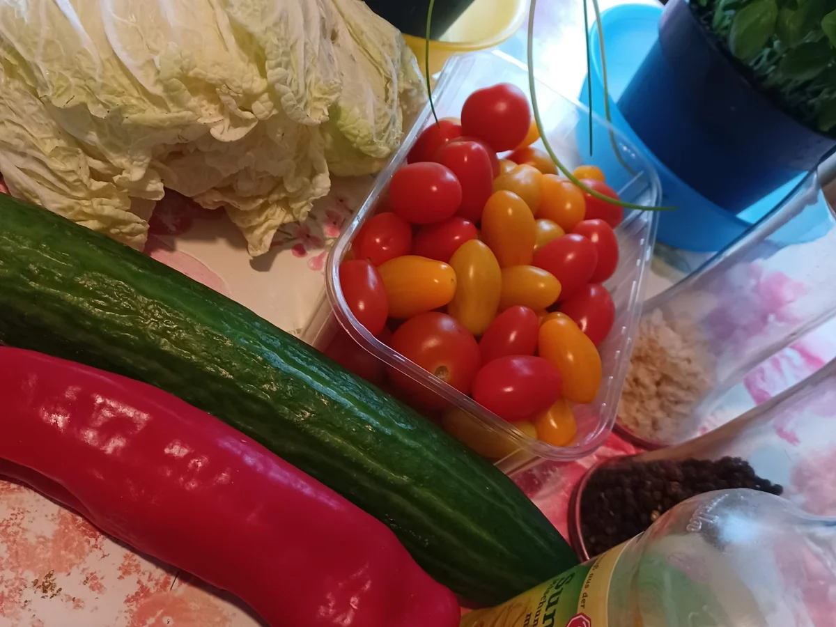 Bunter Chinakohl-Salat - Rezept - Bild Nr. 16983