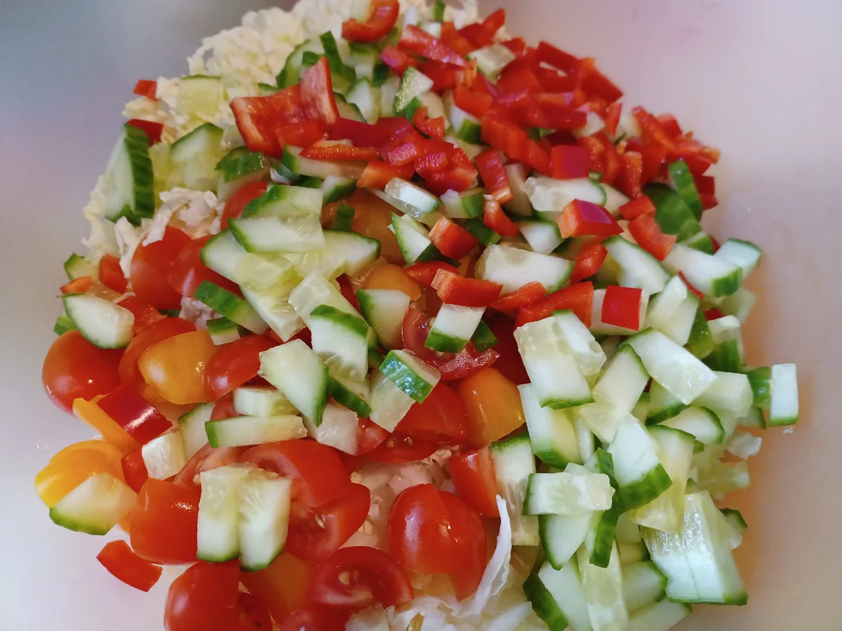 Bunter Chinakohl-Salat - Rezept - Bild Nr. 16990