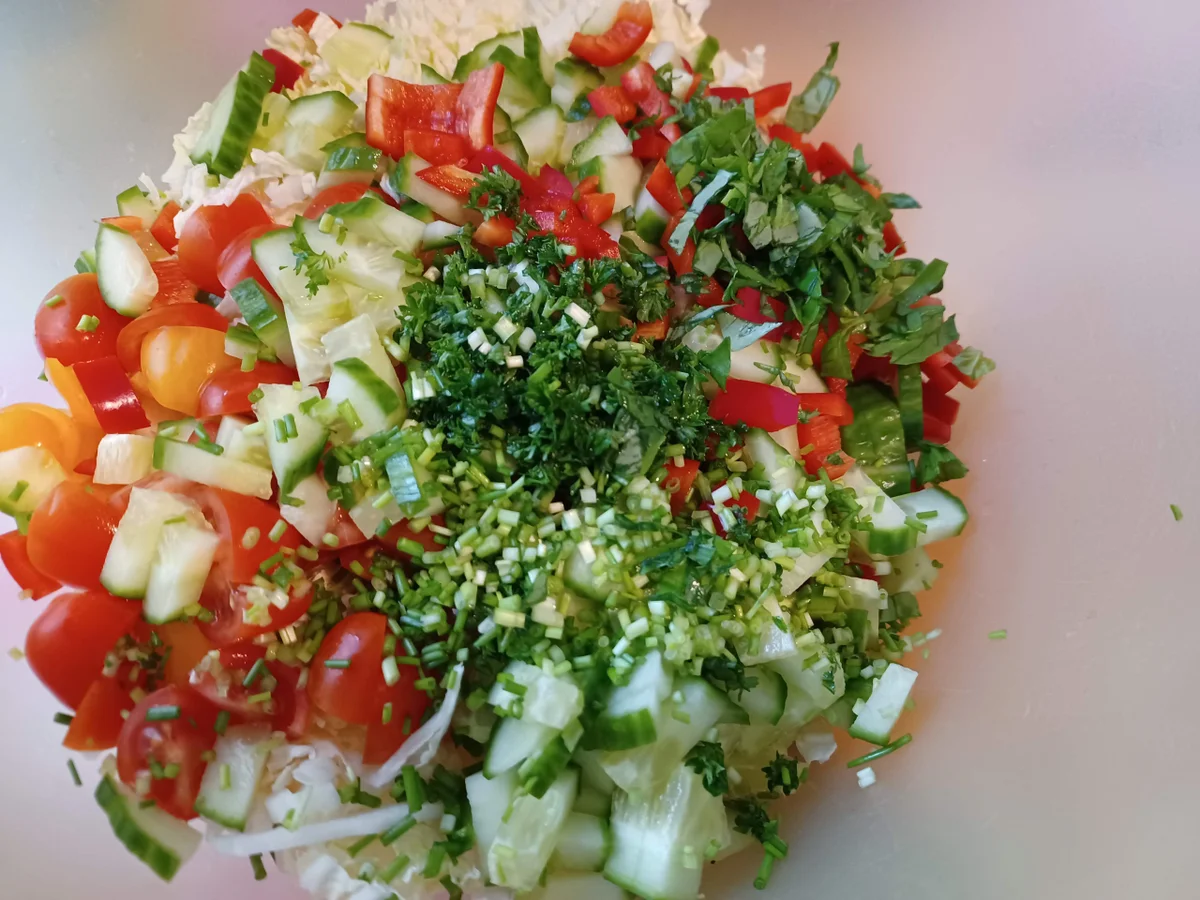 Bunter Chinakohl-Salat - Rezept - Bild Nr. 16991