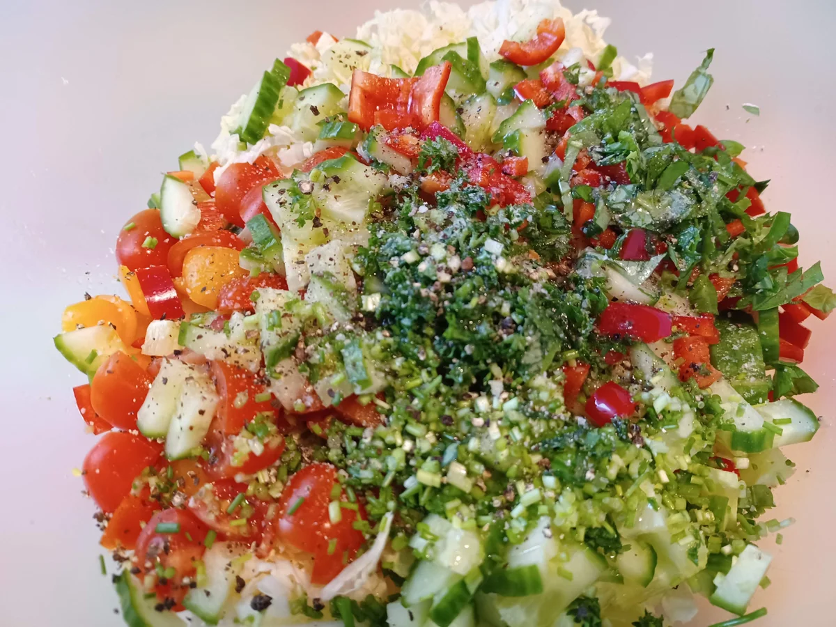 Bunter Chinakohl-Salat - Rezept - Bild Nr. 16992