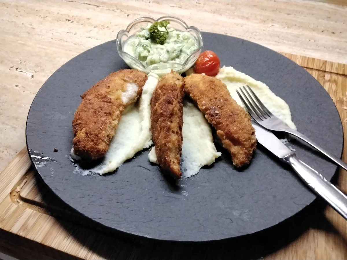 Rezept: Panierte Innenfilet von der Hähnchenbrust Bild Nr. 16982 Panierte Innenfilet von der Hähnchenbrust - Rezept - Bild Nr. 16982