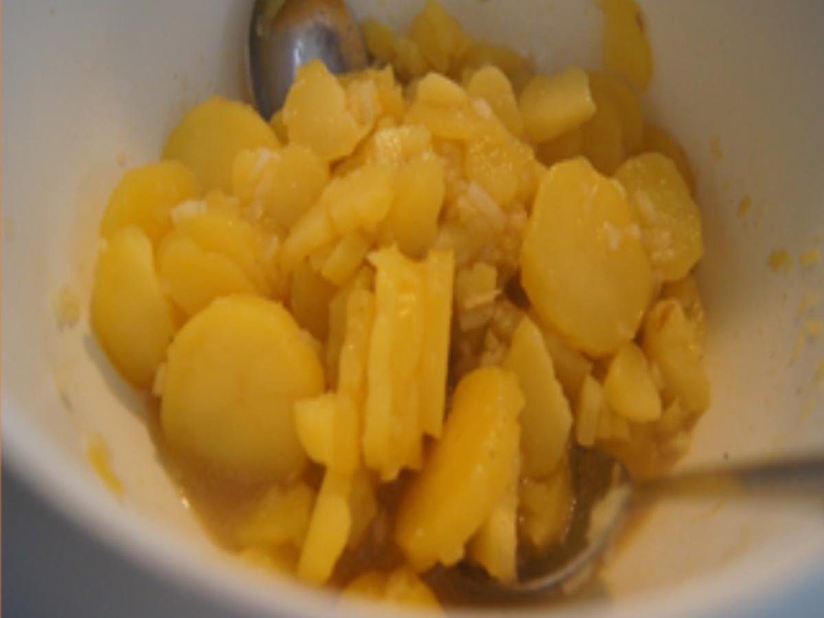 Leberkäse mit schwäbischen Kartoffelsalat - Rezept - Bild Nr. 16988