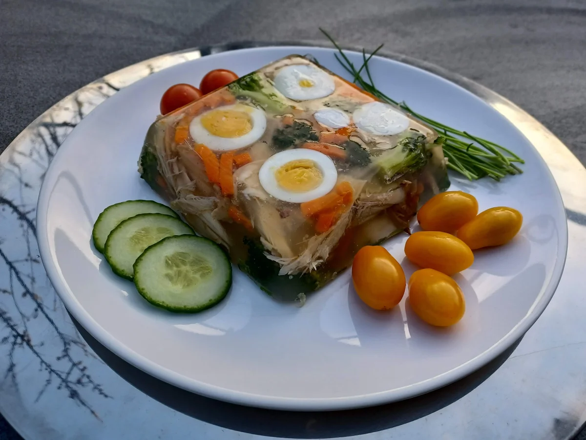 Bunte Geflügel - Sülze - Rezept - Bild Nr. 16983