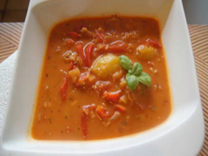 Rezept: Pellkartoffel-Paprika-Linsen-Eintopf Bild Nr. 12 Pellkartoffel-Paprika-Linsen-Eintopf - Rezept - Bild Nr. 12