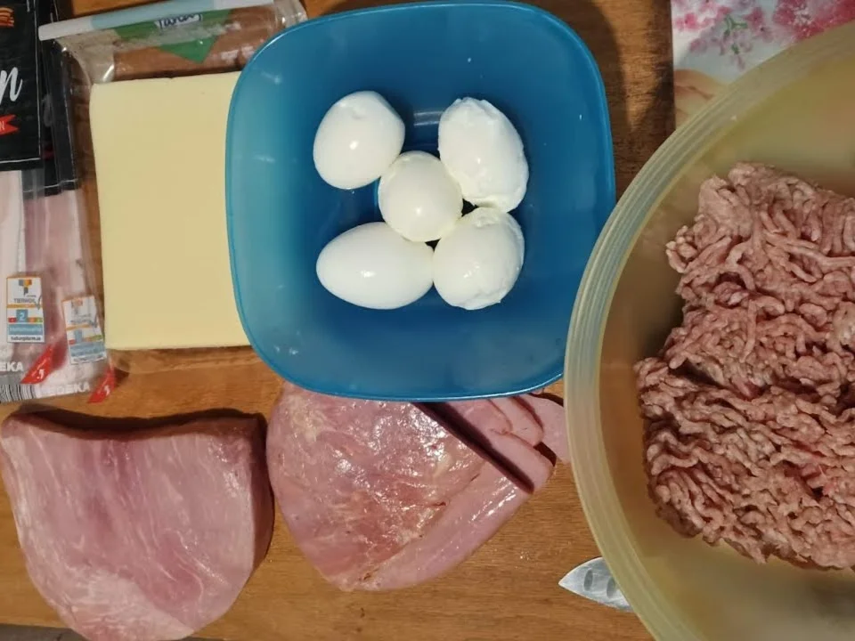 Bunte Hackfleischrolle - Rezept - Bild Nr. 4