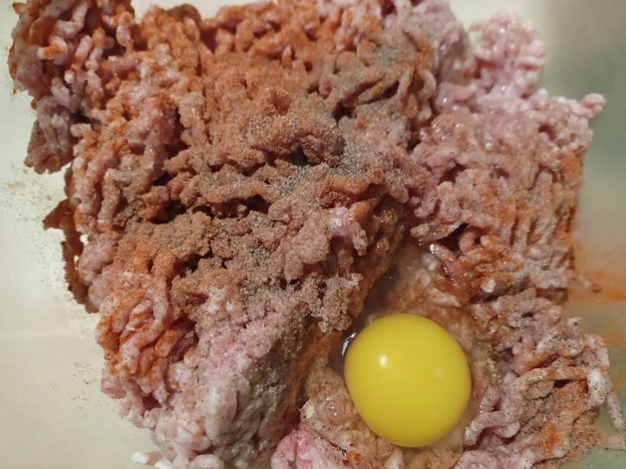 Bunte Hackfleischrolle - Rezept - Bild Nr. 5