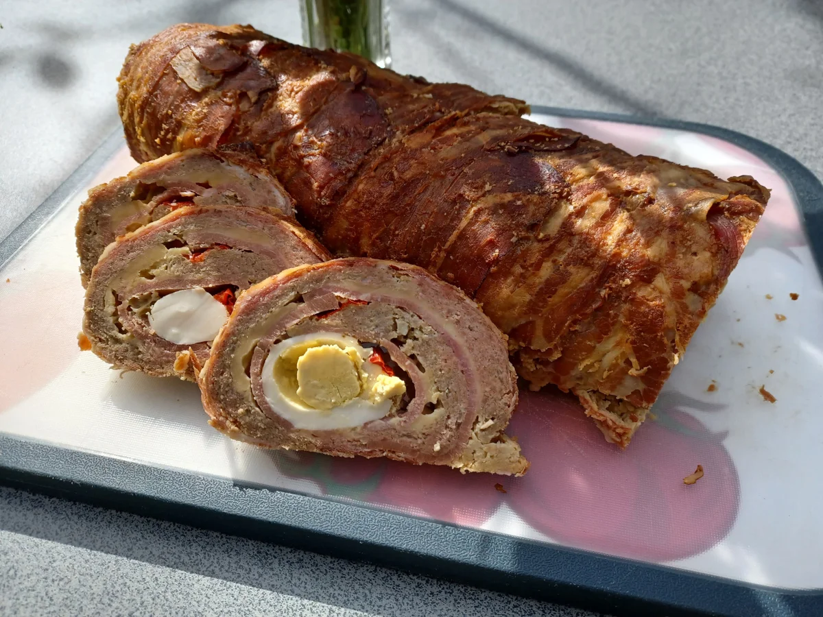 Bunte Hackfleischrolle - Rezept - Bild Nr. 14