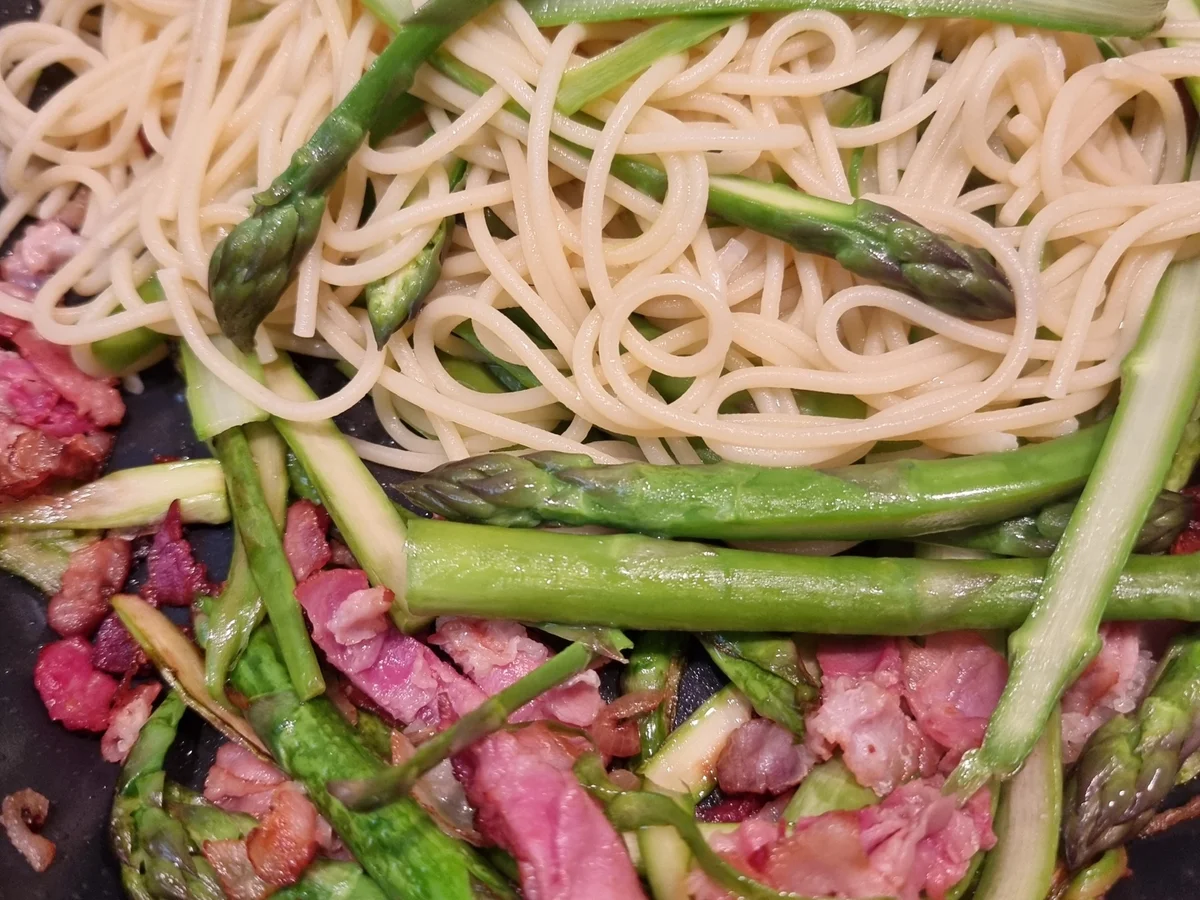 Spargel Carbonara - Rezept - Bild Nr. 16995